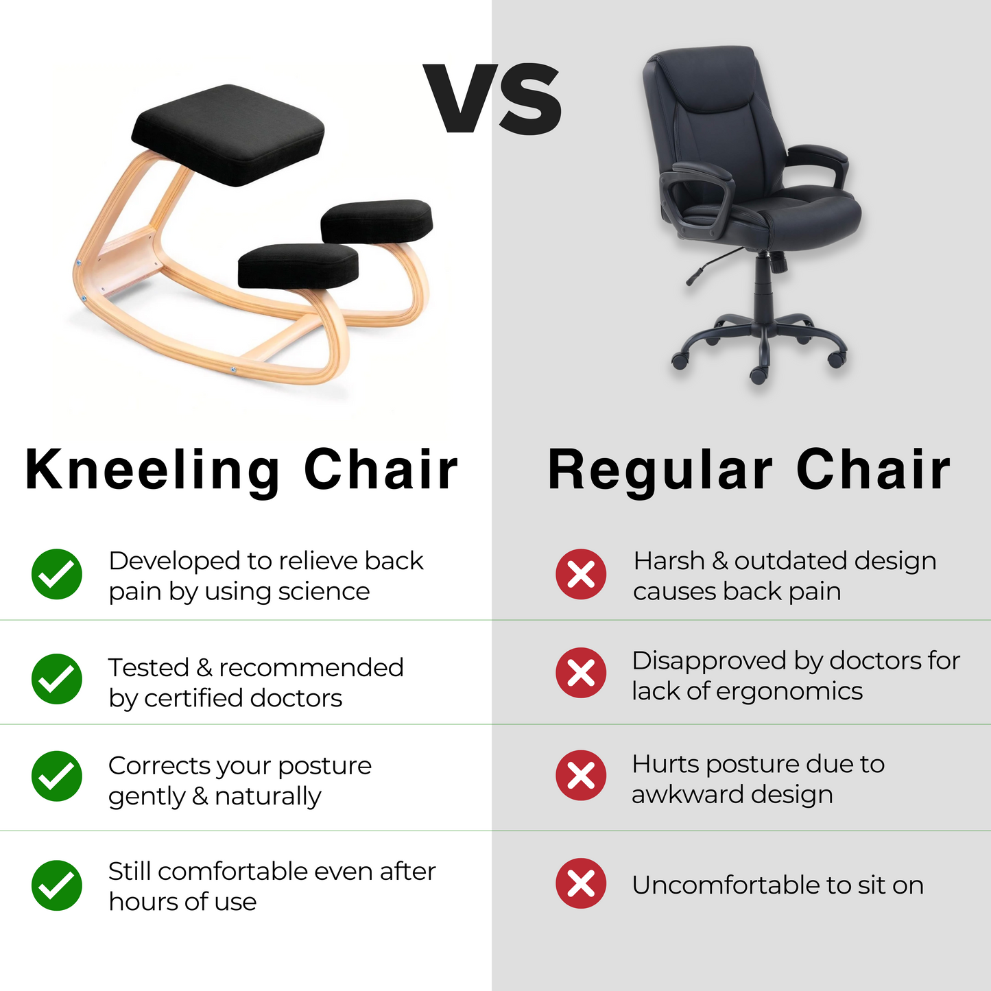 Kneeling Chair for Back Pain - DEUX