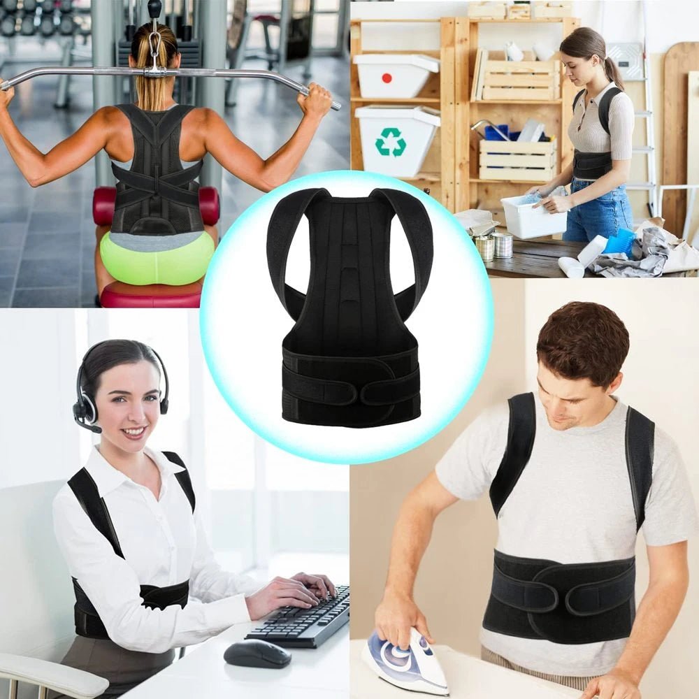 Unisex Adjustable Posture Corrector (Anti-Itch + Odour) - Doviam