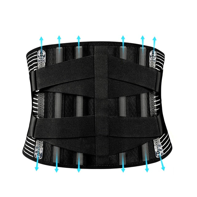 Unisex Back Brace for Lower Back Pain Relief (Anti-Itch + Odour) - Doviam